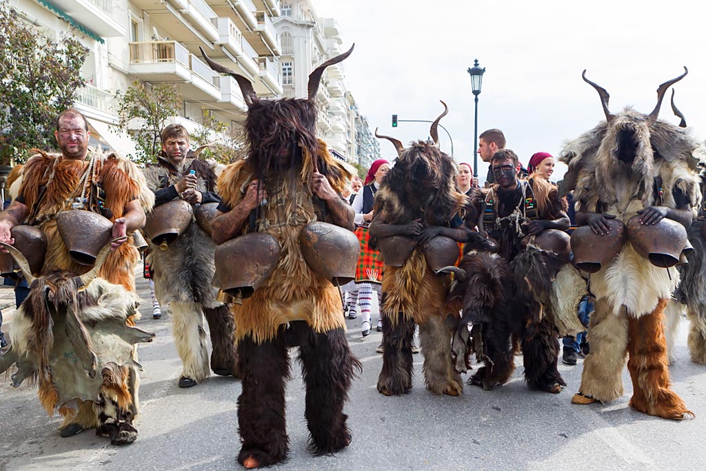 Bell bearers Parade in Thessaloniki